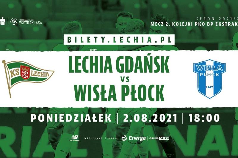 Wydarzenie: Mecz Lechia Gdańsk - Wisła Płock, Kiedy? 2021-08-02 18:00, Gdzie? Pokoleń Lechii Gdańsk 1